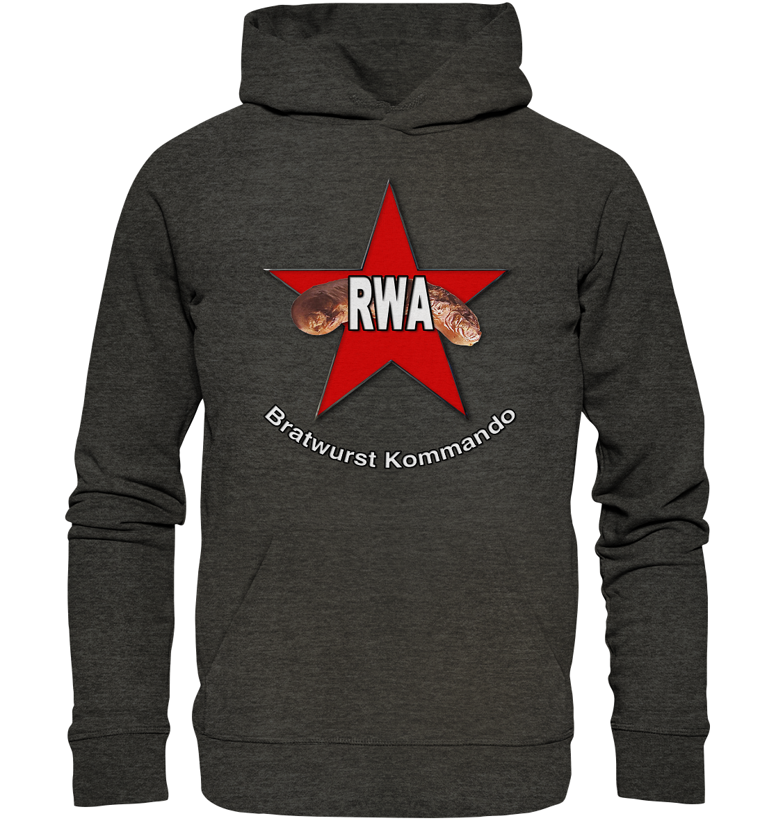 Rote Wurst Armee - Bratwurst Kommando - Organic Hoodie