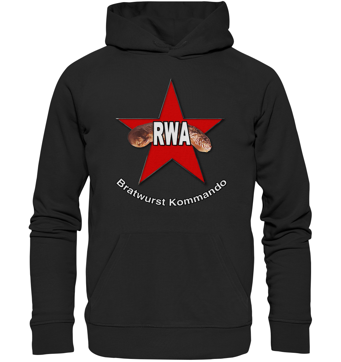 Rote Wurst Armee - Bratwurst Kommando - Organic Hoodie