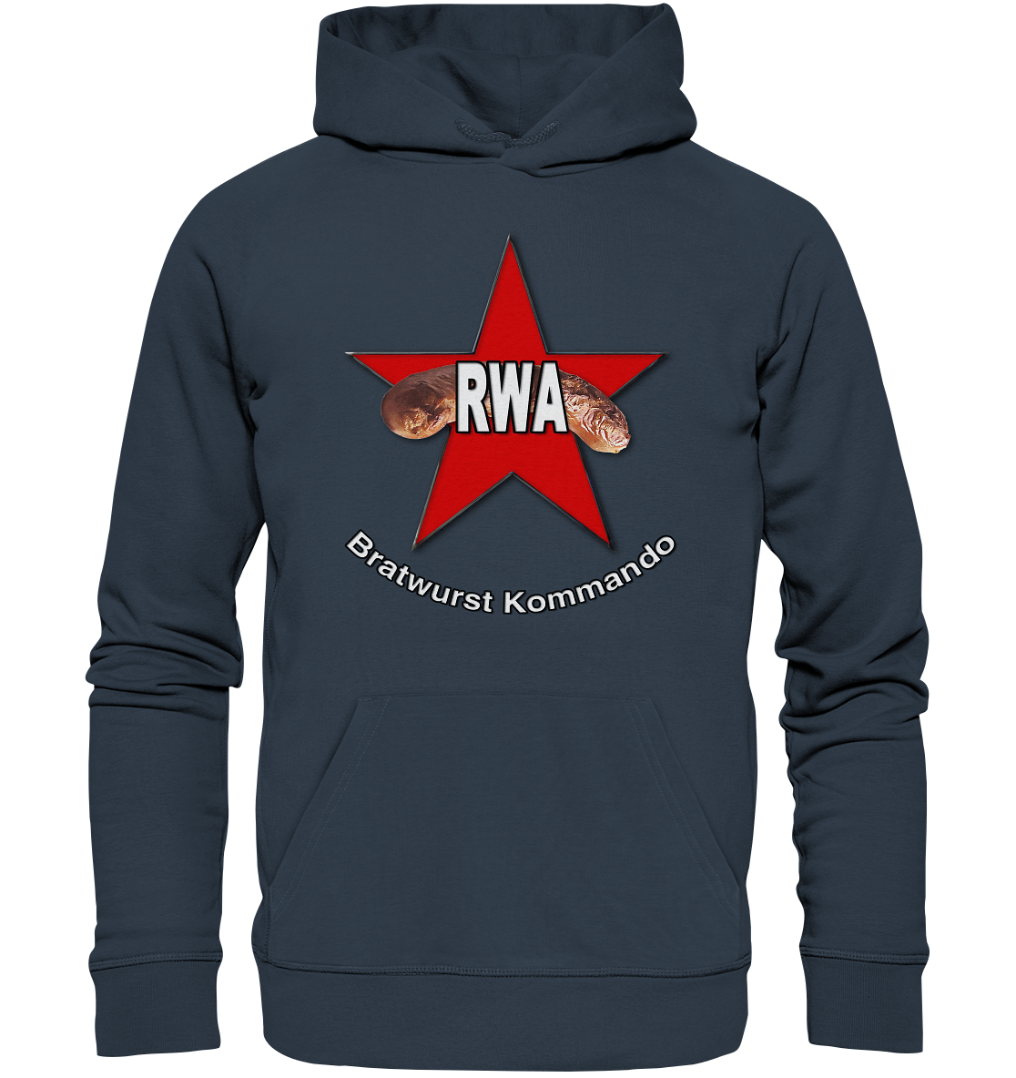 Rote Wurst Armee - Bratwurst Kommando - Organic Hoodie