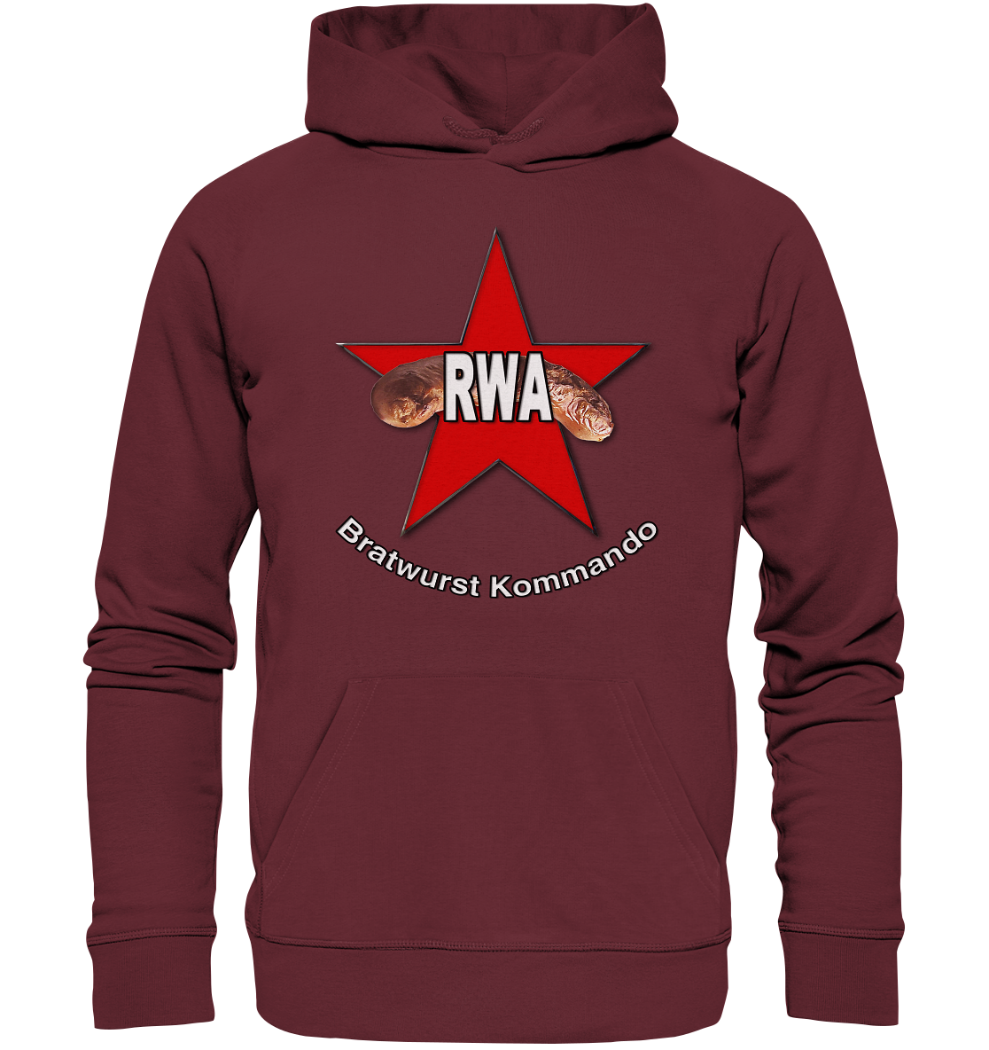 Rote Wurst Armee - Bratwurst Kommando - Organic Hoodie