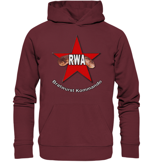 Rote Wurst Armee - Bratwurst Kommando - Organic Hoodie