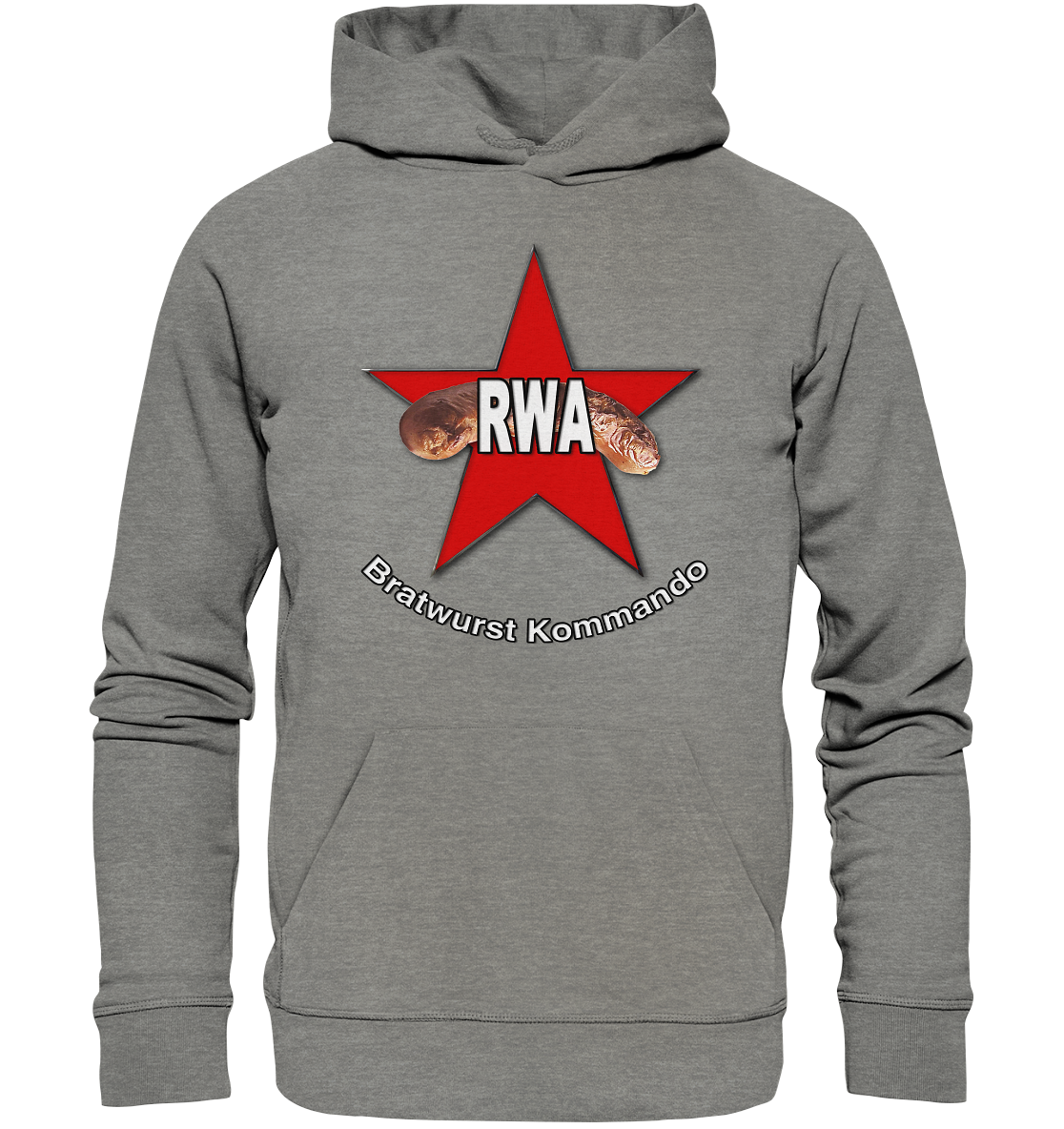 Rote Wurst Armee - Bratwurst Kommando - Organic Hoodie