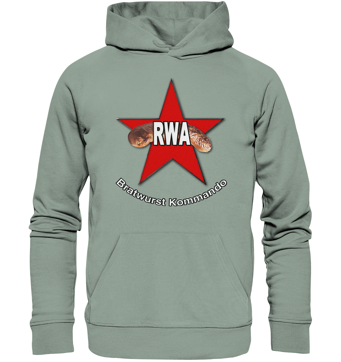 Rote Wurst Armee - Bratwurst Kommando - Organic Hoodie