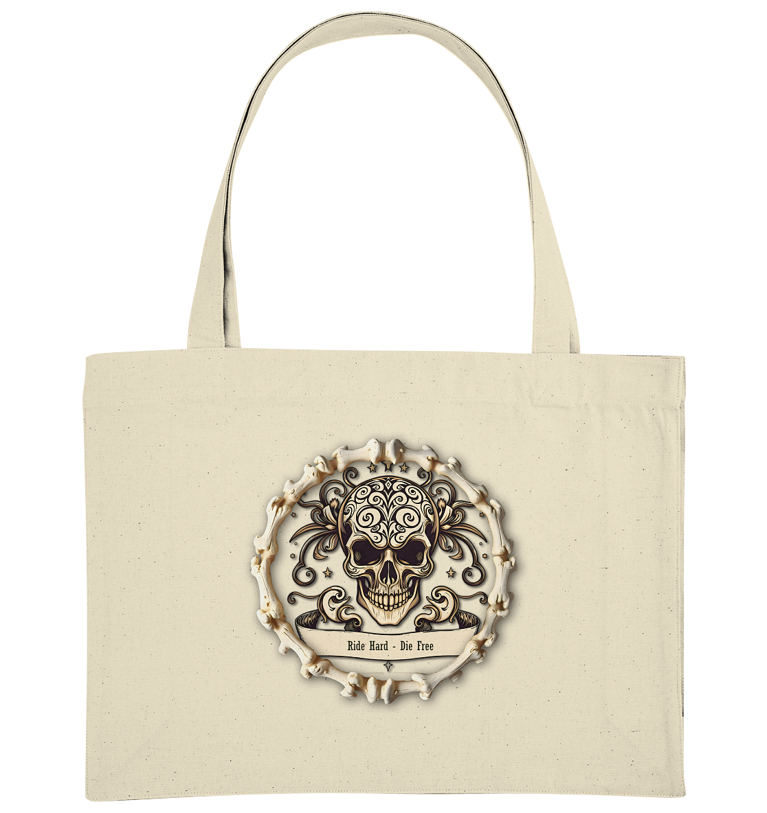 New Deathhead4 - Organic Shopping-Bag