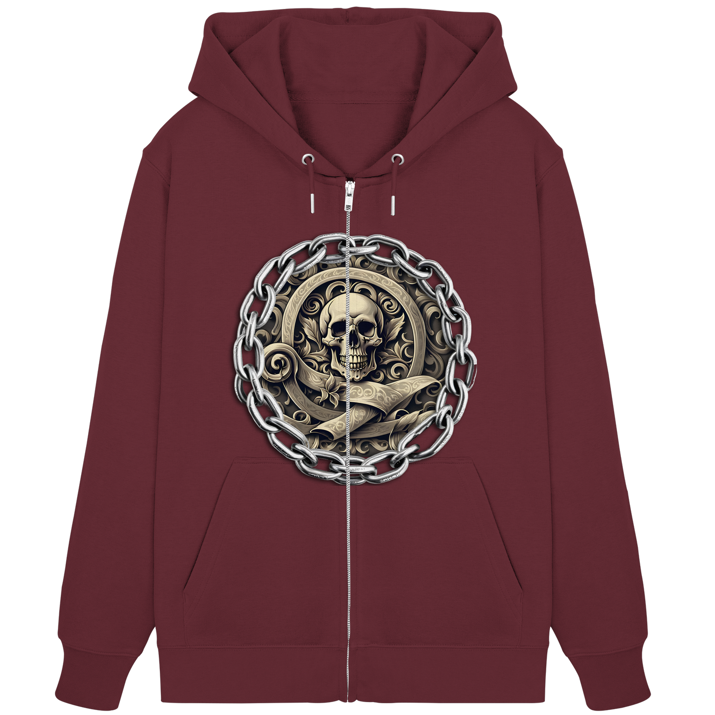 New Deathhead2 - Organic Zipper