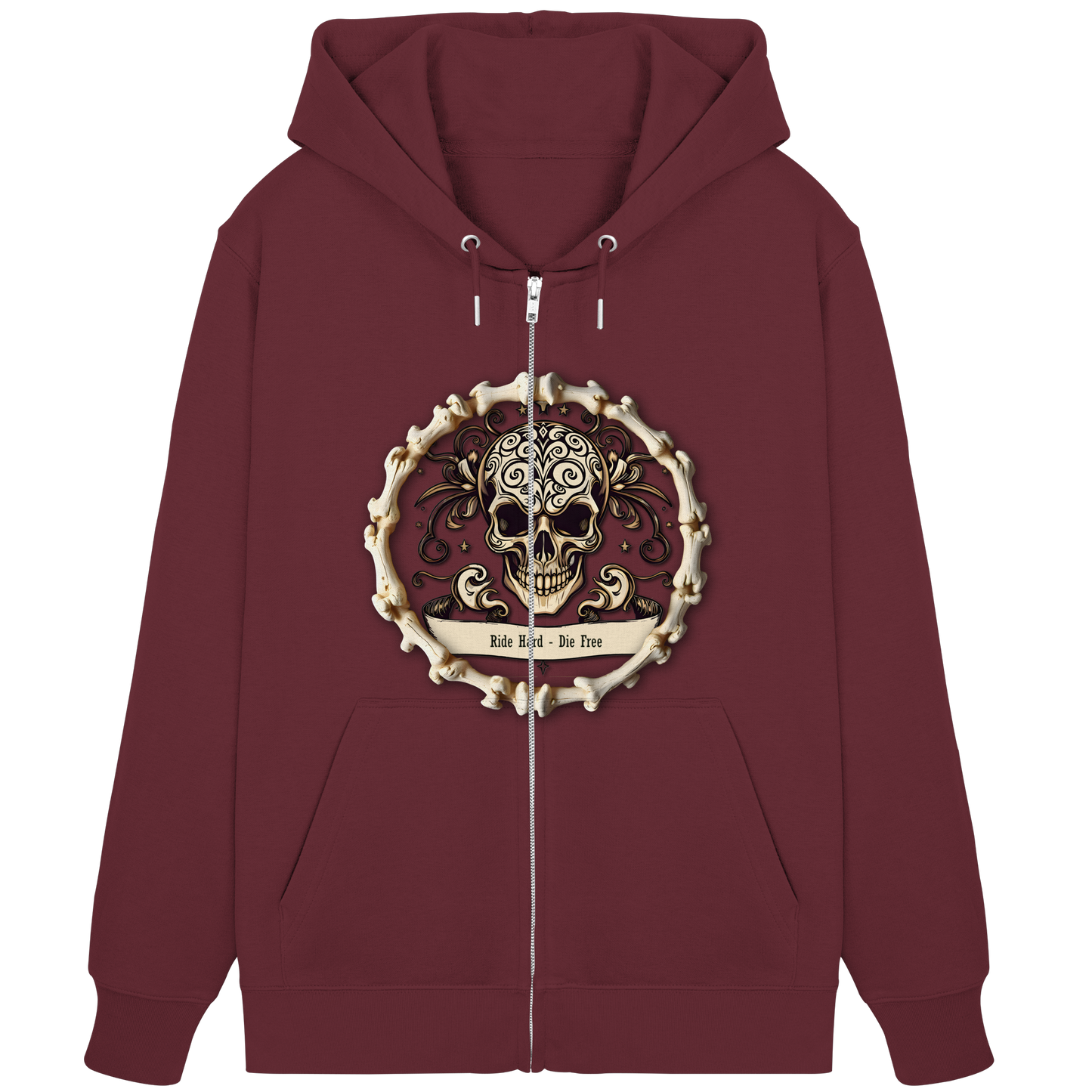 New Deathhead4 - Organic Zipper