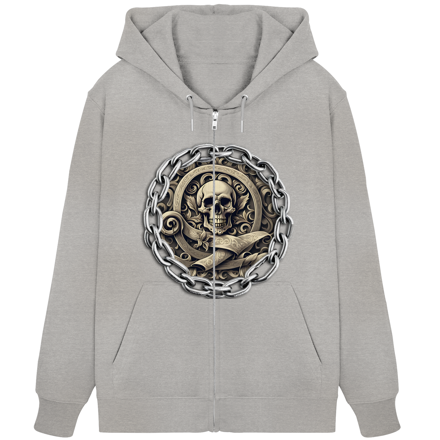 New Deathhead2 - Organic Zipper