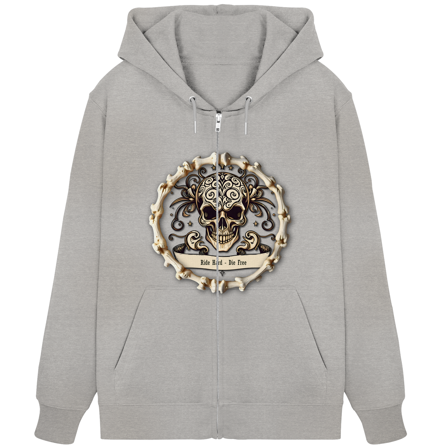 New Deathhead4 - Organic Zipper