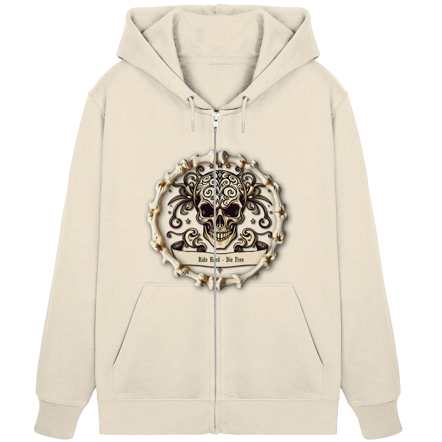 New Deathhead4 - Organic Zipper