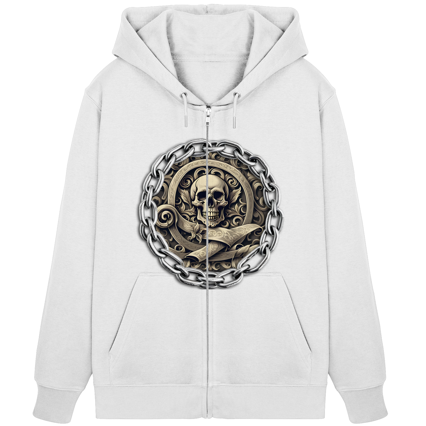 New Deathhead2 - Organic Zipper