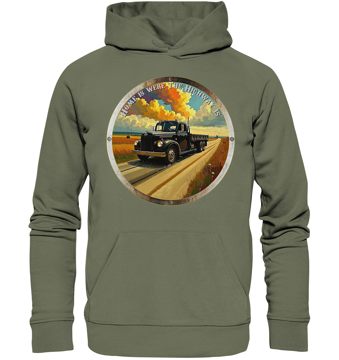 HighwayPlace 9 - Premium Unisex Hoodie