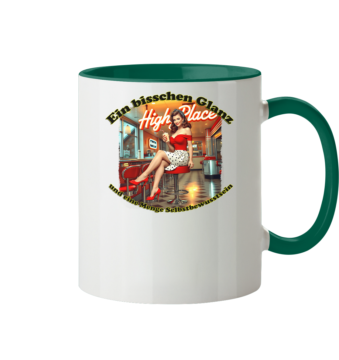 Pinup 5 - Tasse zweifarbig