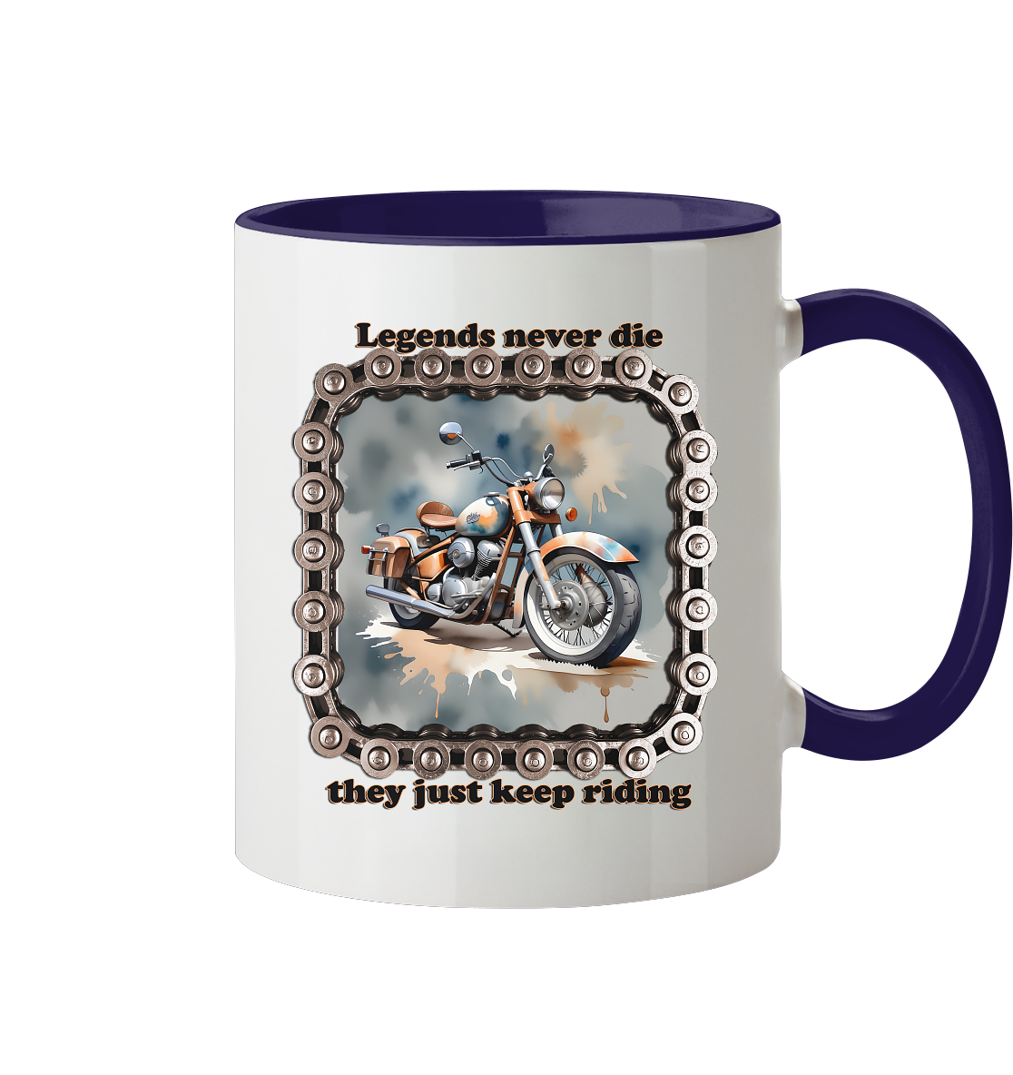 Bike5 - Tasse zweifarbig