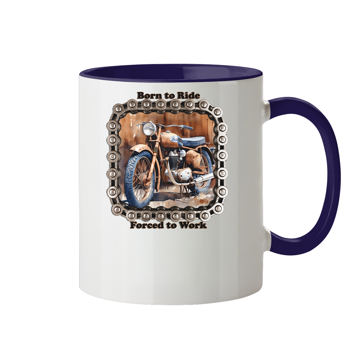 Bike1 - Tasse zweifarbig