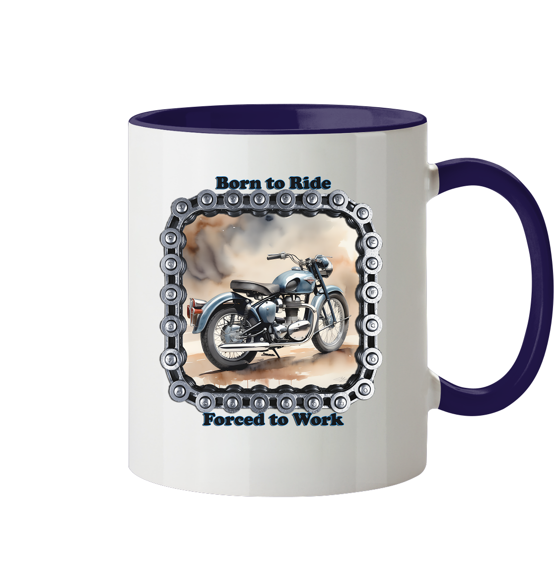 Bike2 - Tasse zweifarbig