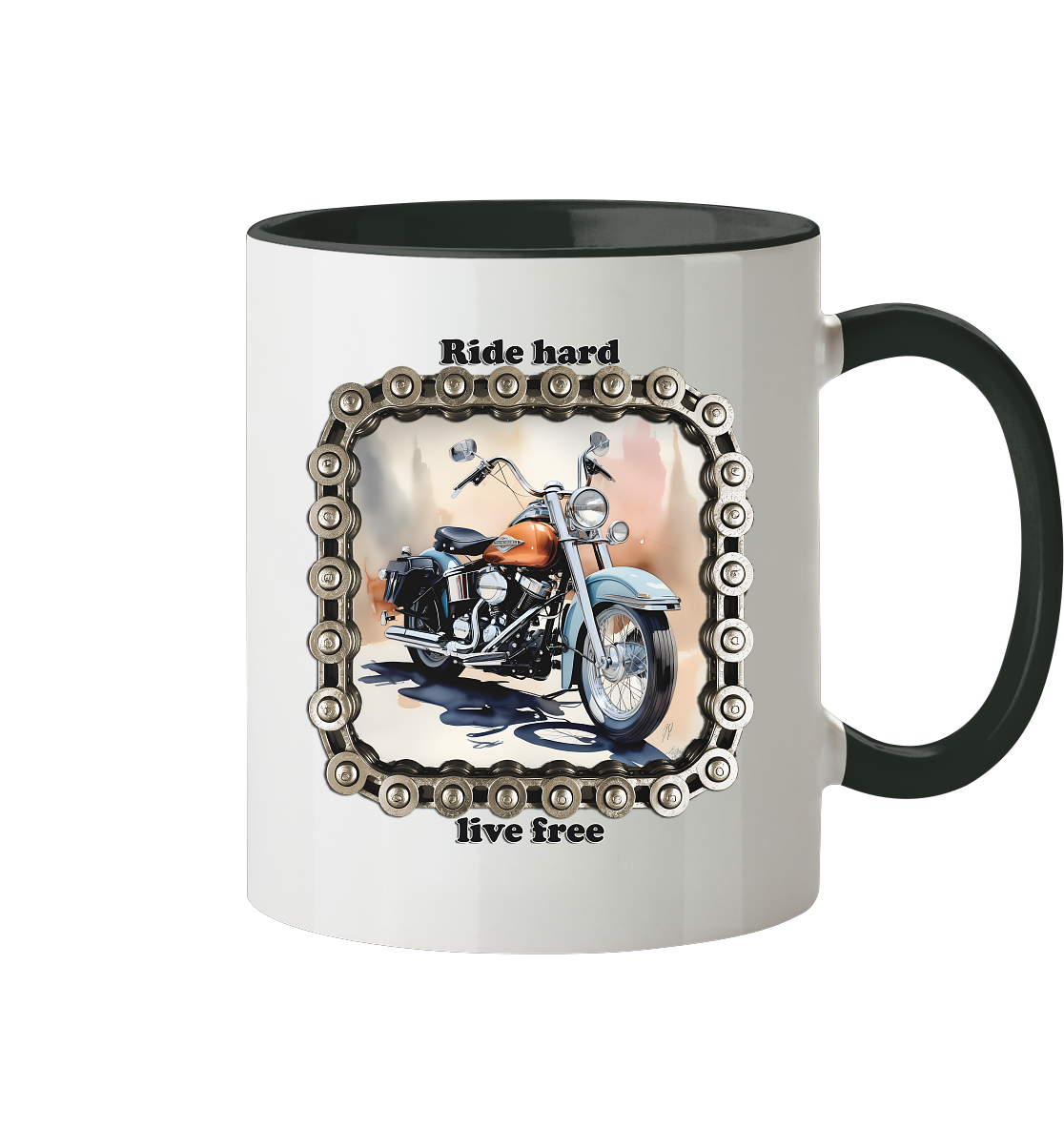 Bike8 - Tasse zweifarbig