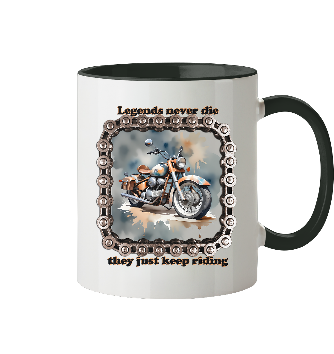 Bike5 - Tasse zweifarbig