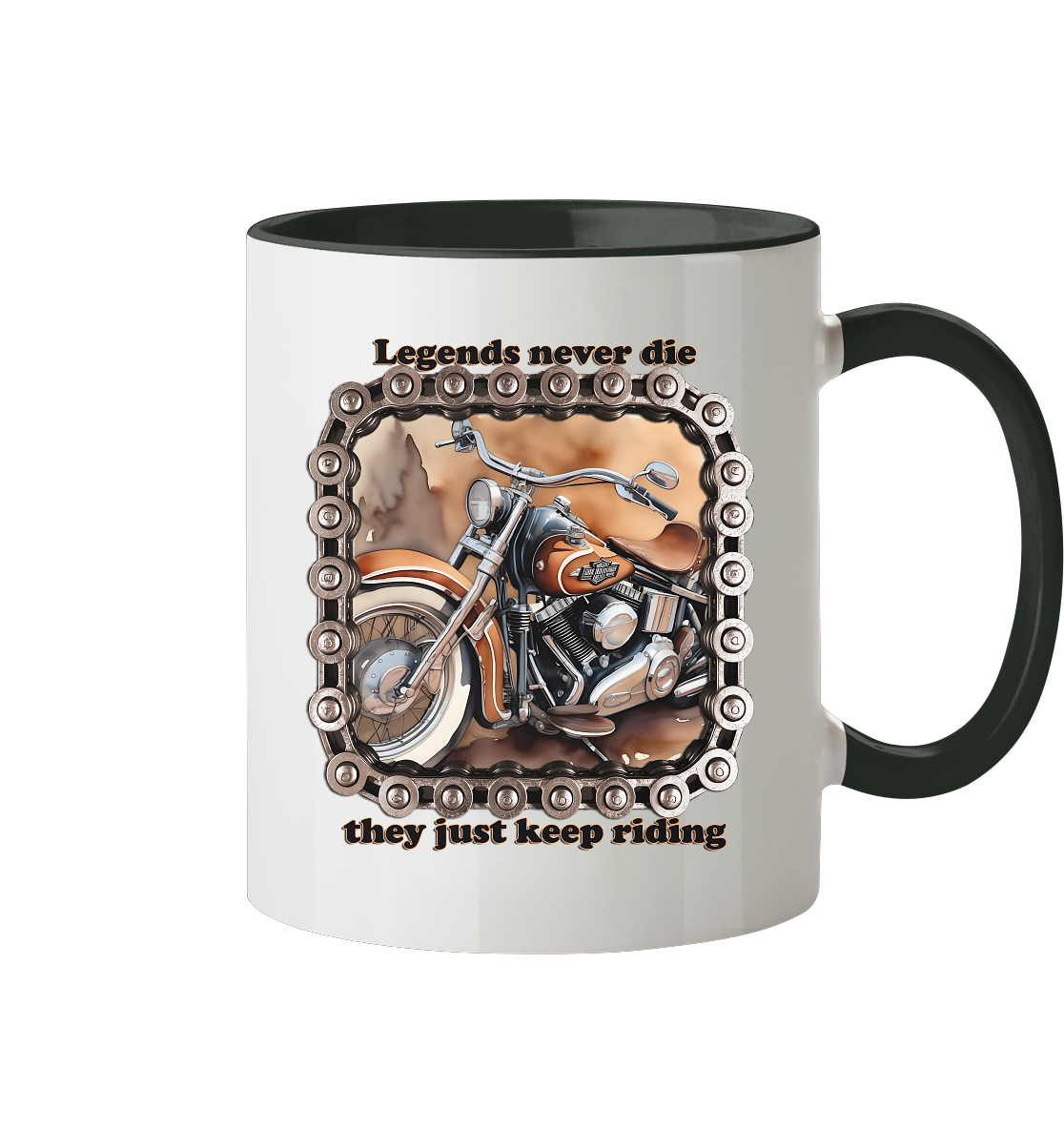 Bike6 - Tasse zweifarbig