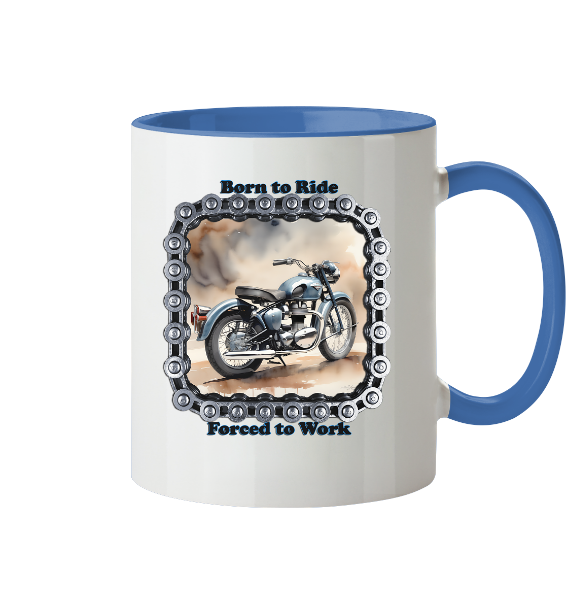 Bike2 - Tasse zweifarbig