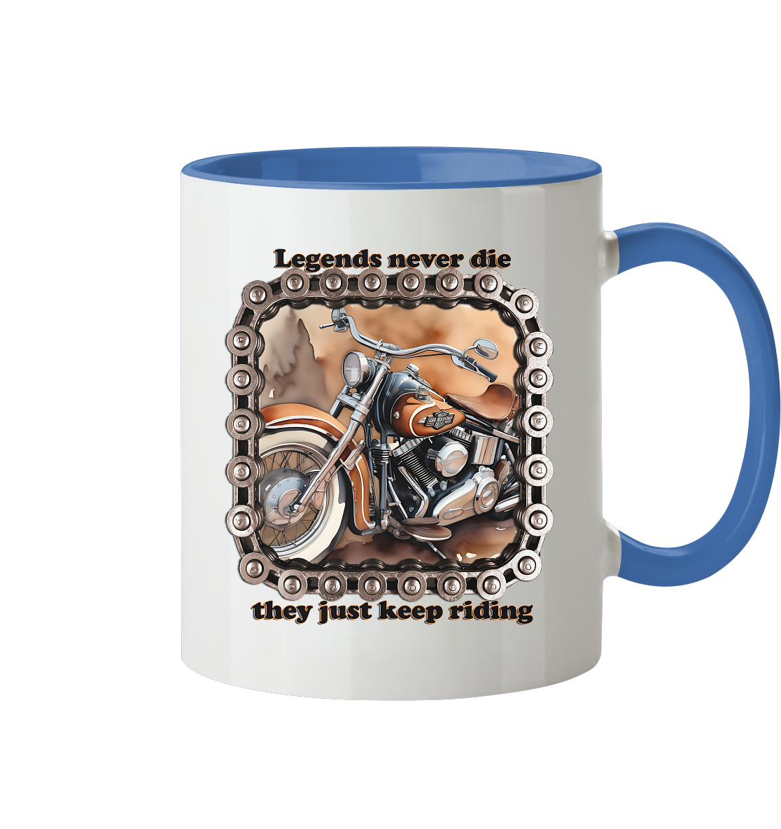 Bike6 - Tasse zweifarbig