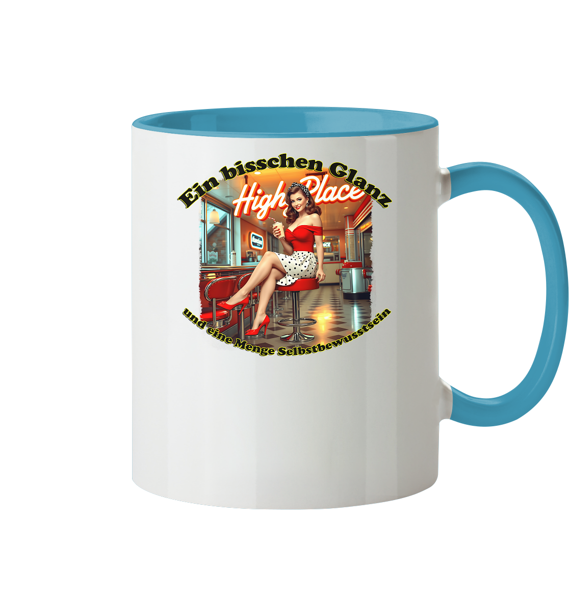 Pinup 5 - Tasse zweifarbig