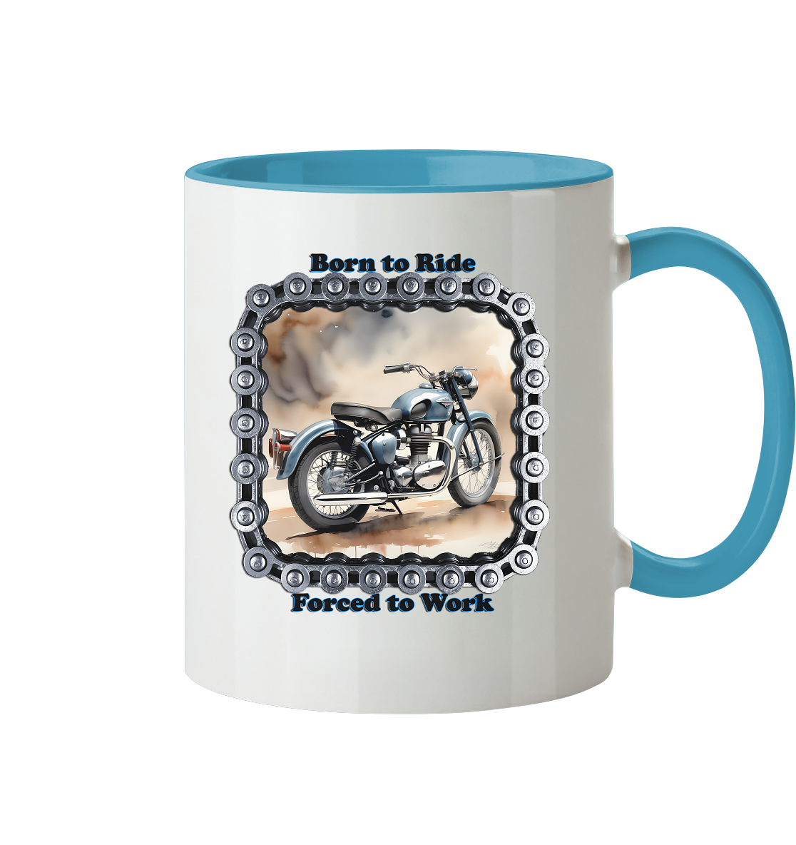 Bike2 - Tasse zweifarbig