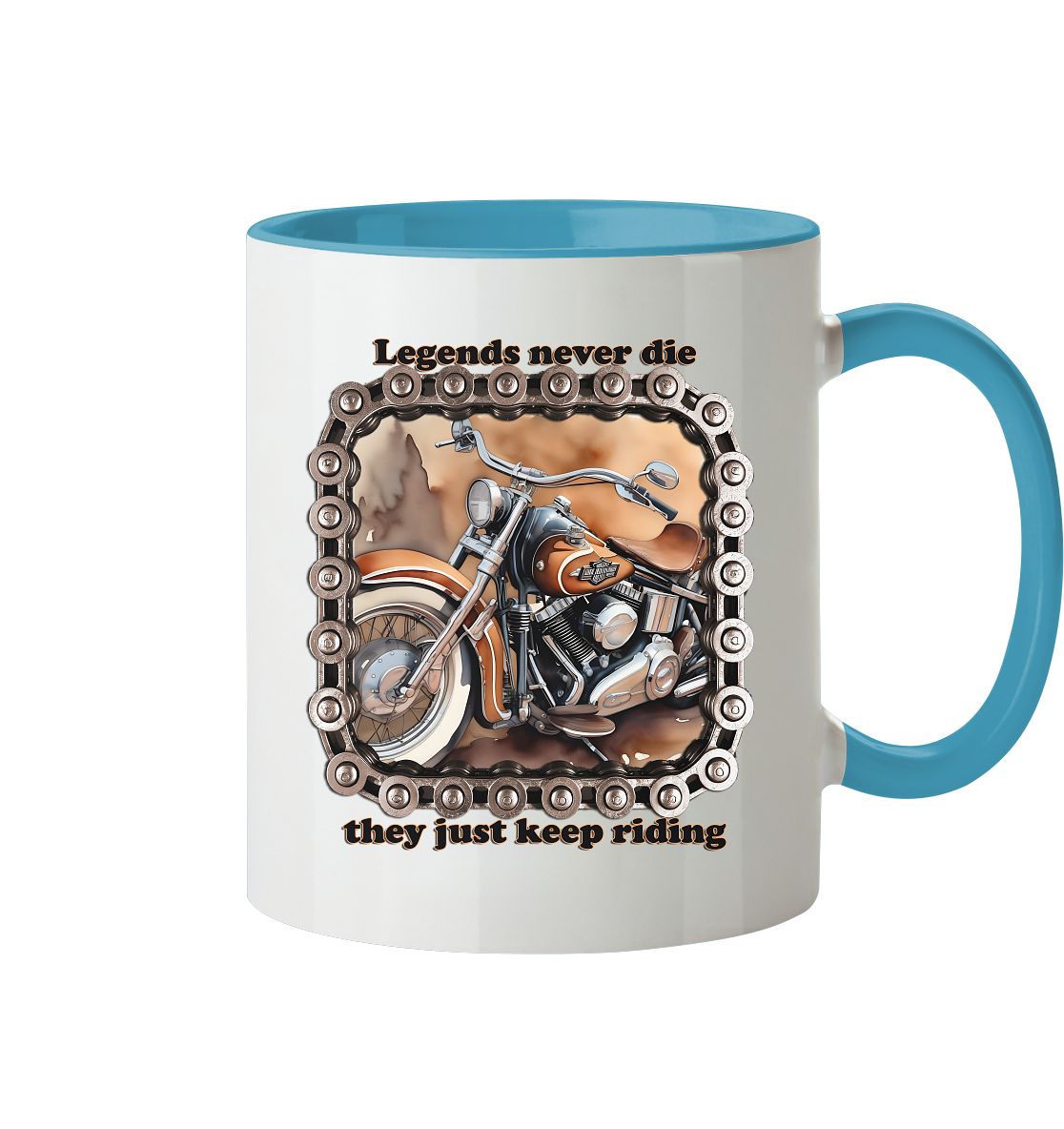 Bike6 - Tasse zweifarbig