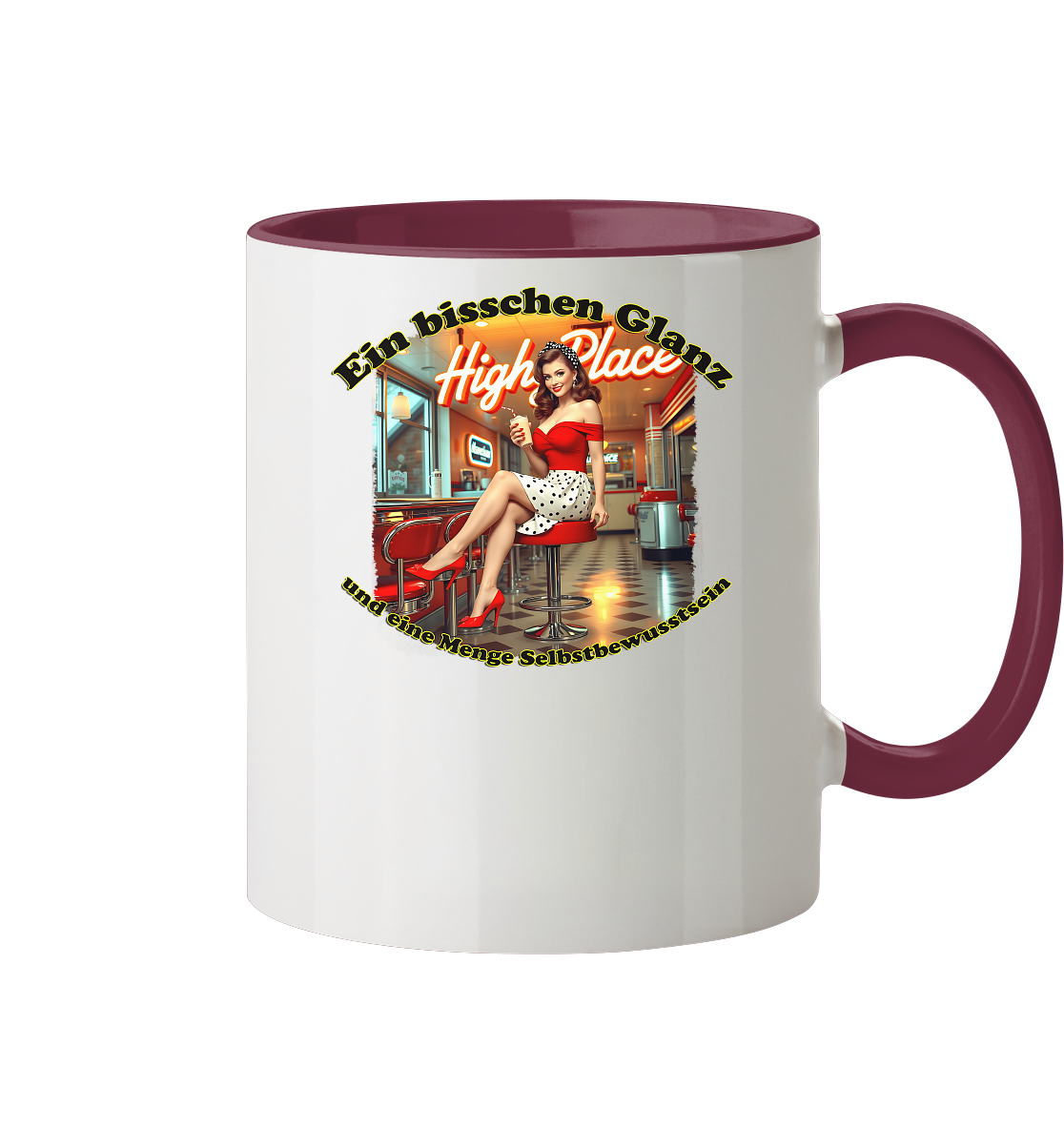 Pinup 5 - Tasse zweifarbig