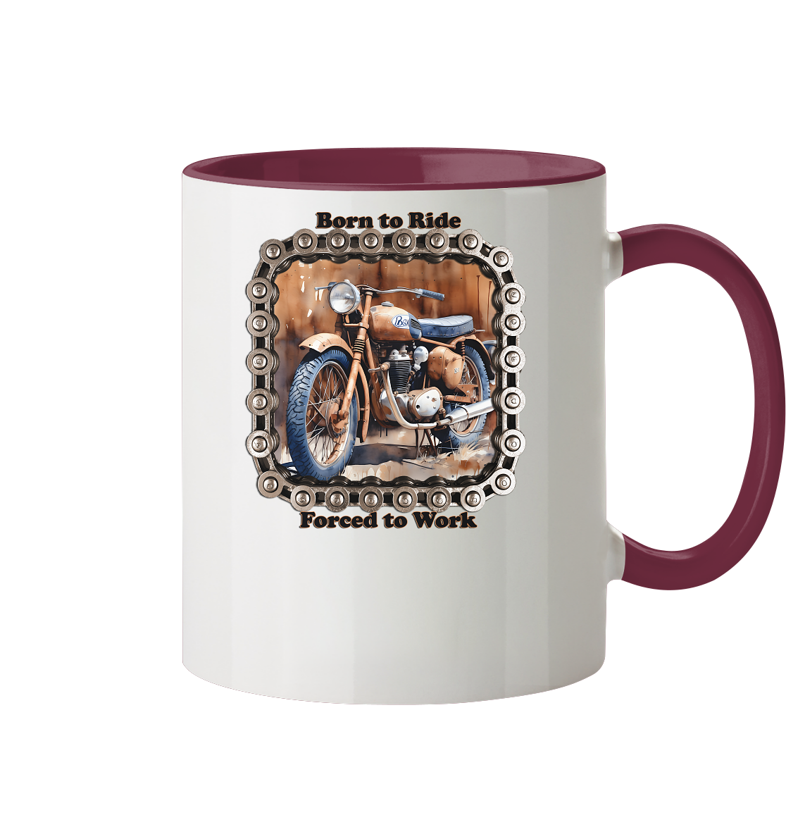 Bike1 - Tasse zweifarbig