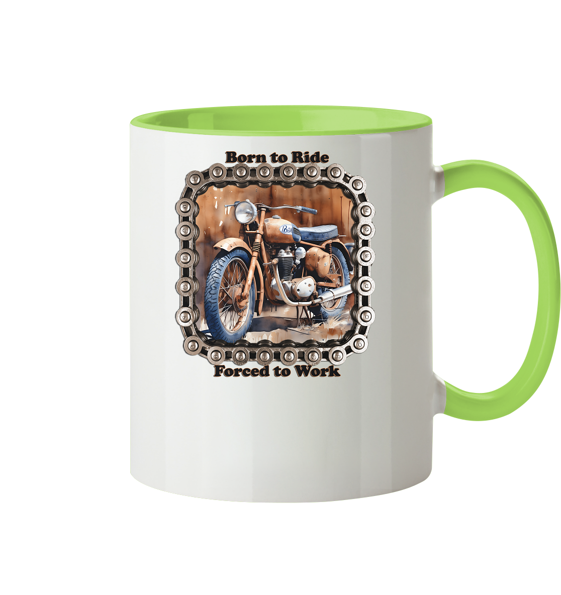 Bike1 - Tasse zweifarbig