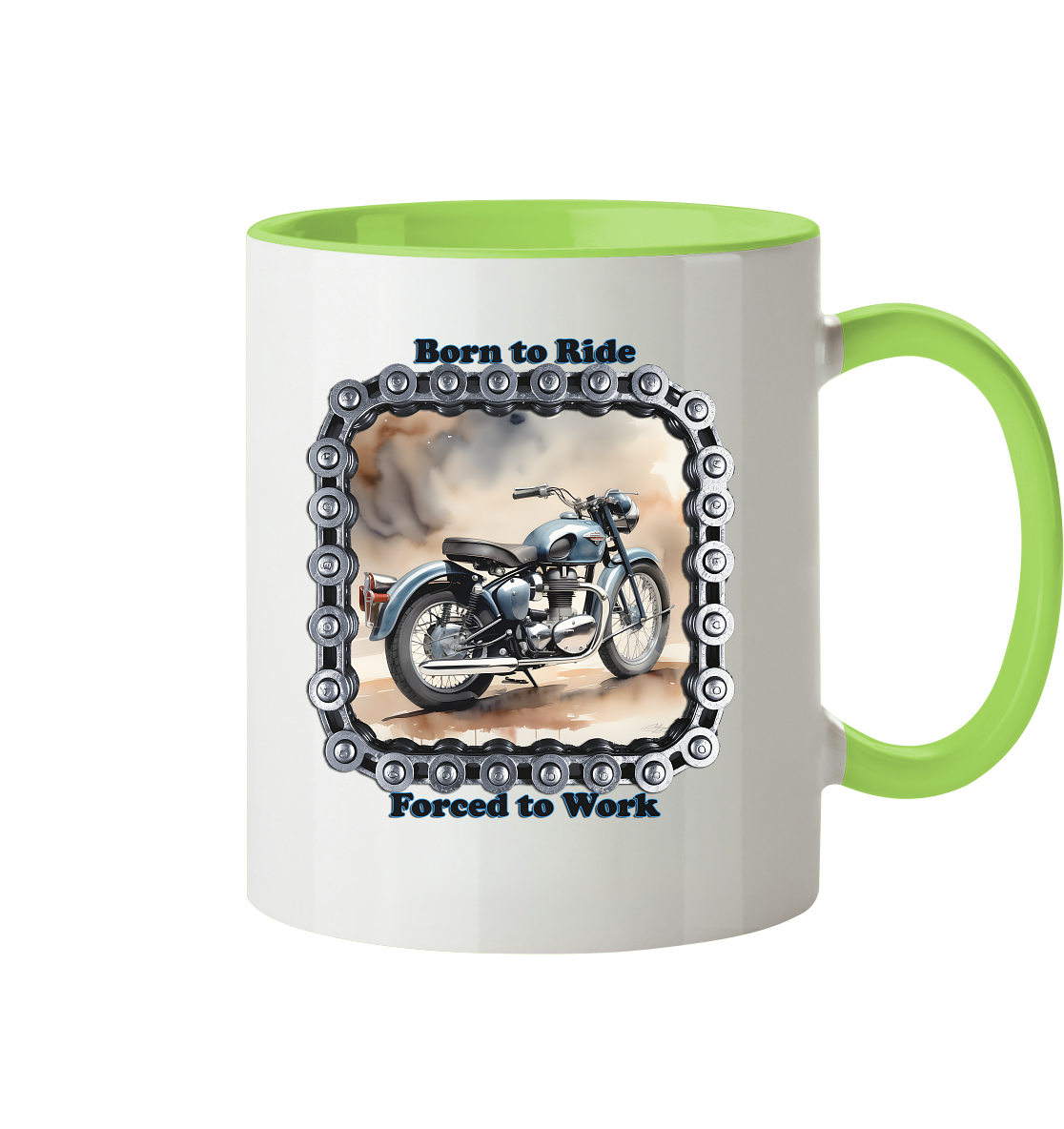 Bike2 - Tasse zweifarbig