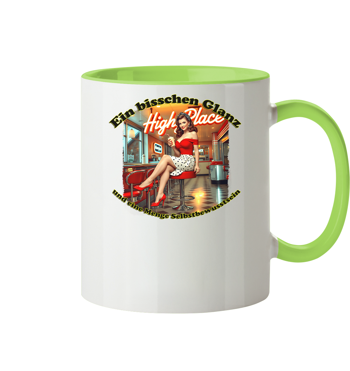 Pinup 5 - Tasse zweifarbig