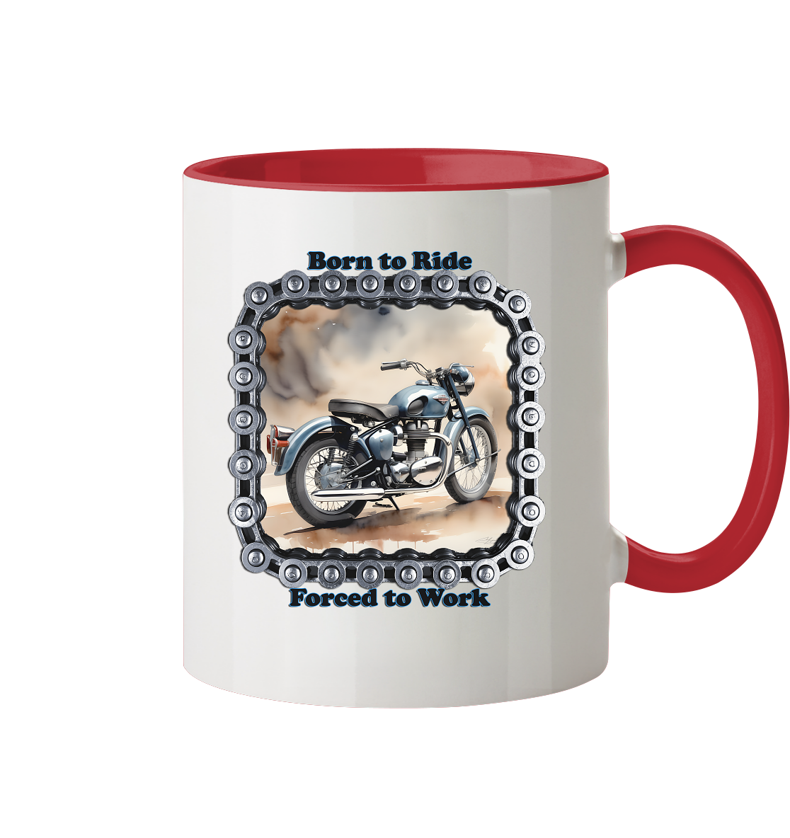 Bike2 - Tasse zweifarbig