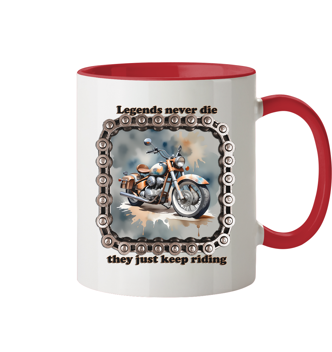 Bike5 - Tasse zweifarbig