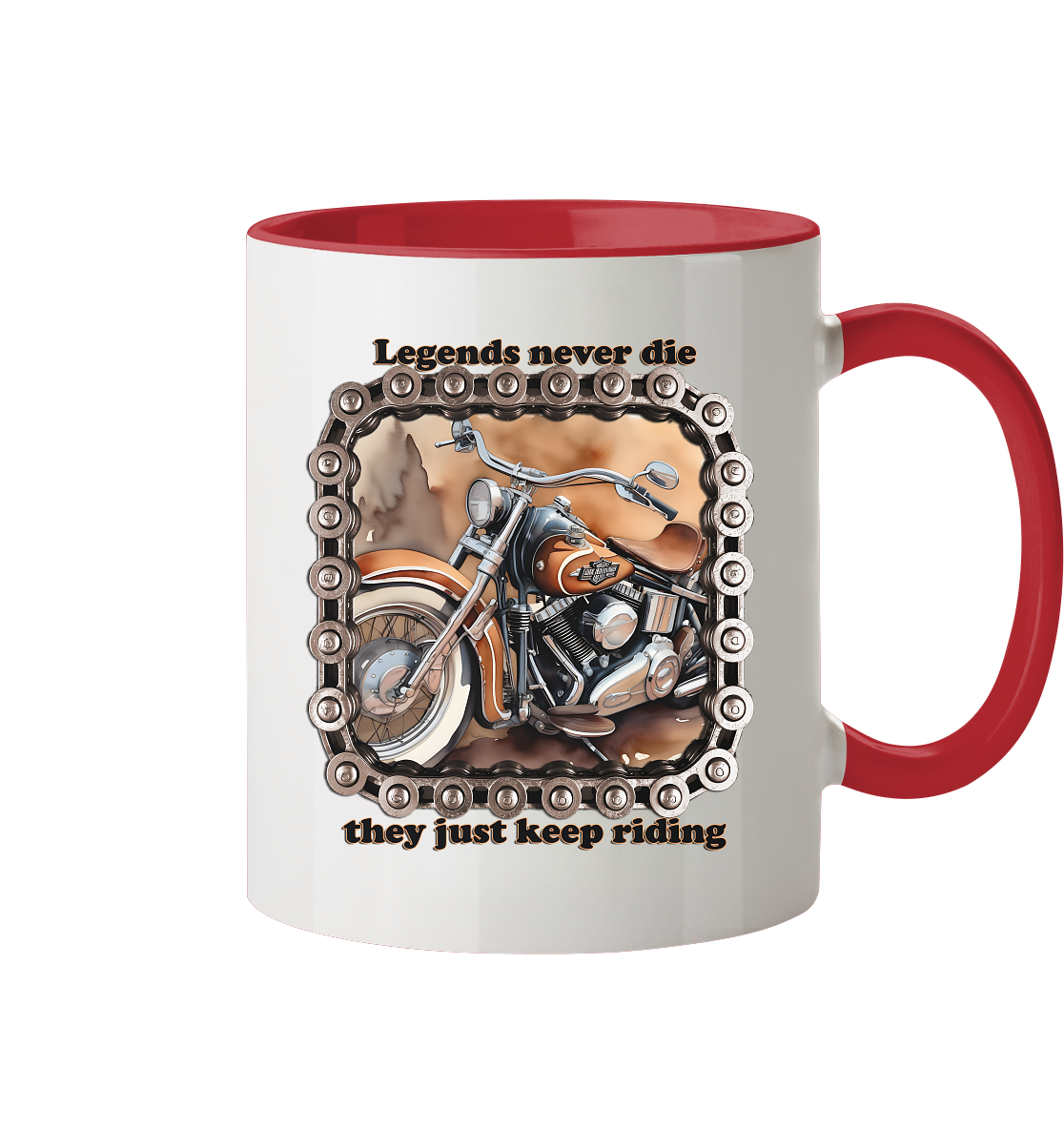 Bike6 - Tasse zweifarbig