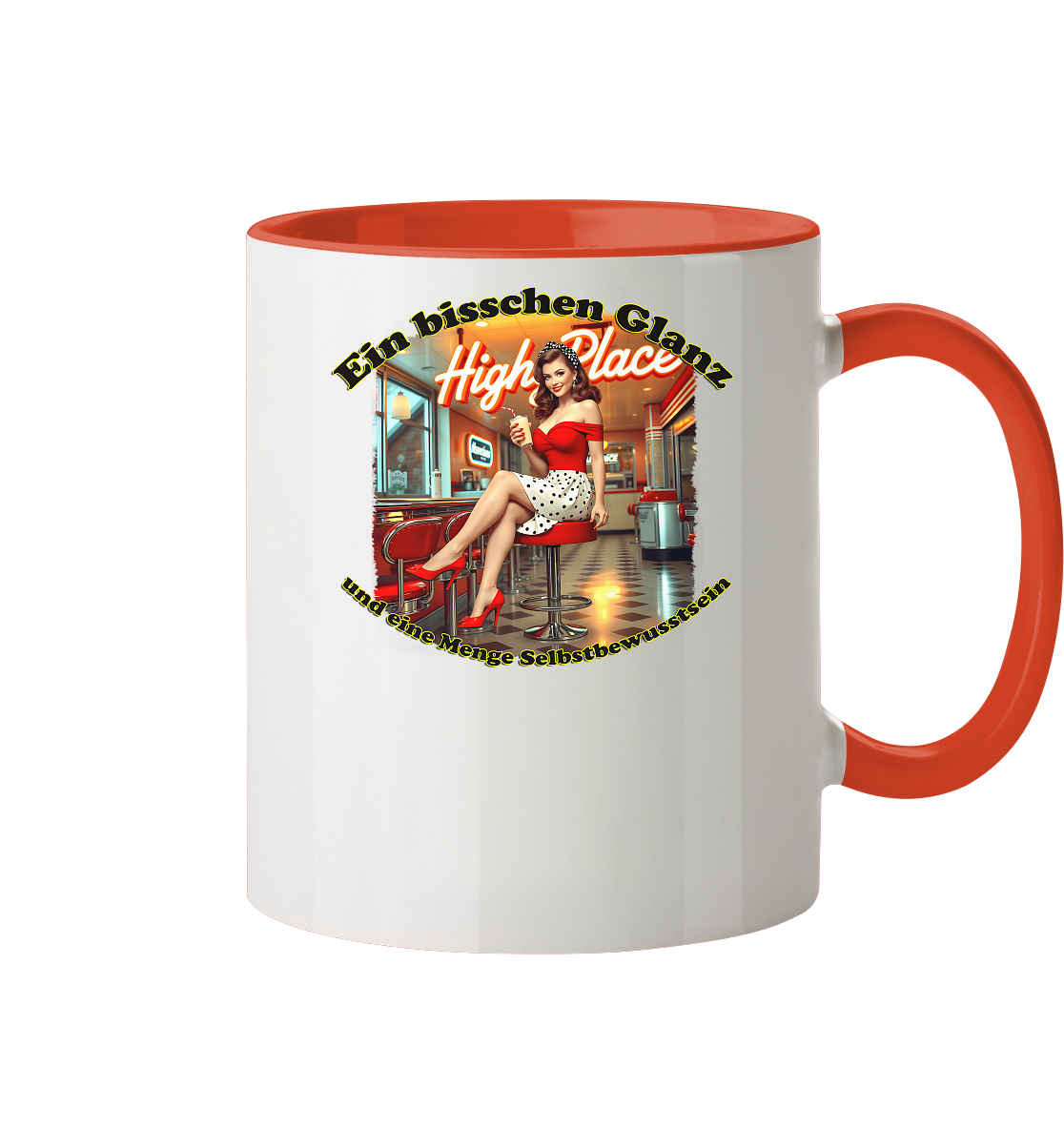 Pinup 5 - Tasse zweifarbig