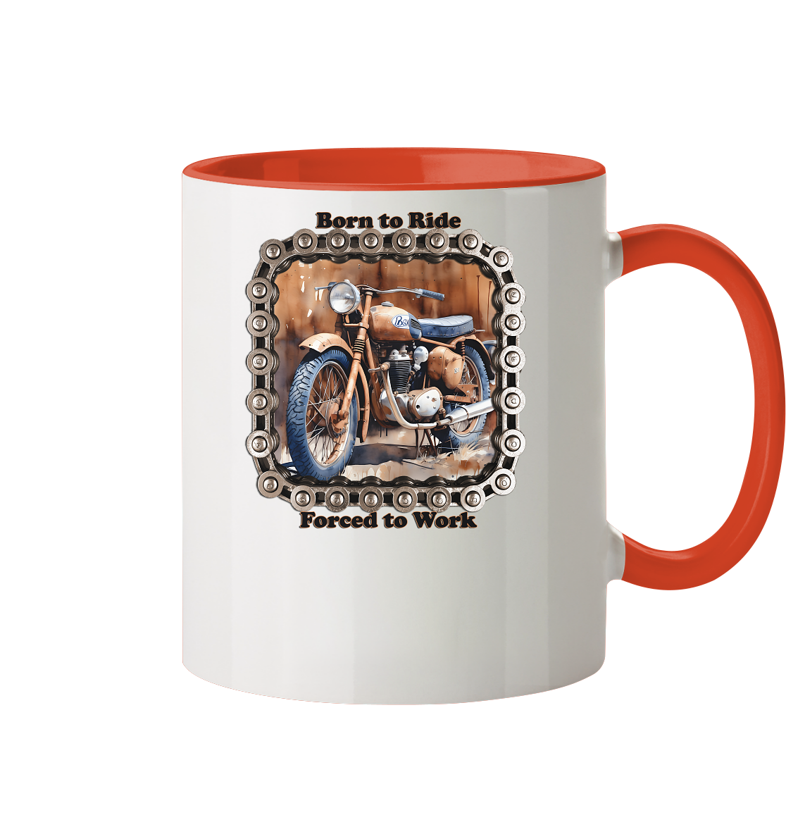 Bike1 - Tasse zweifarbig