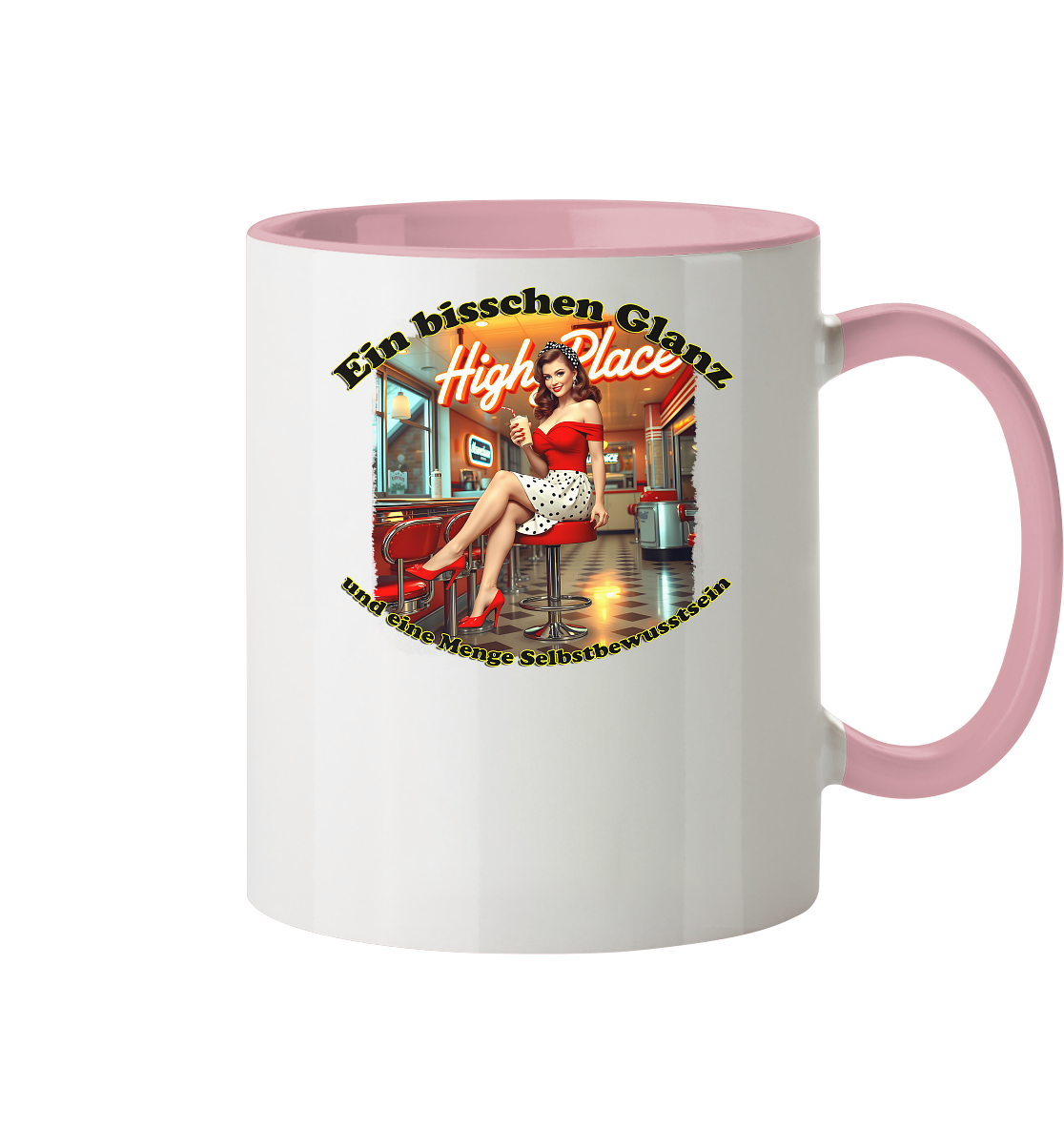 Pinup 5 - Tasse zweifarbig