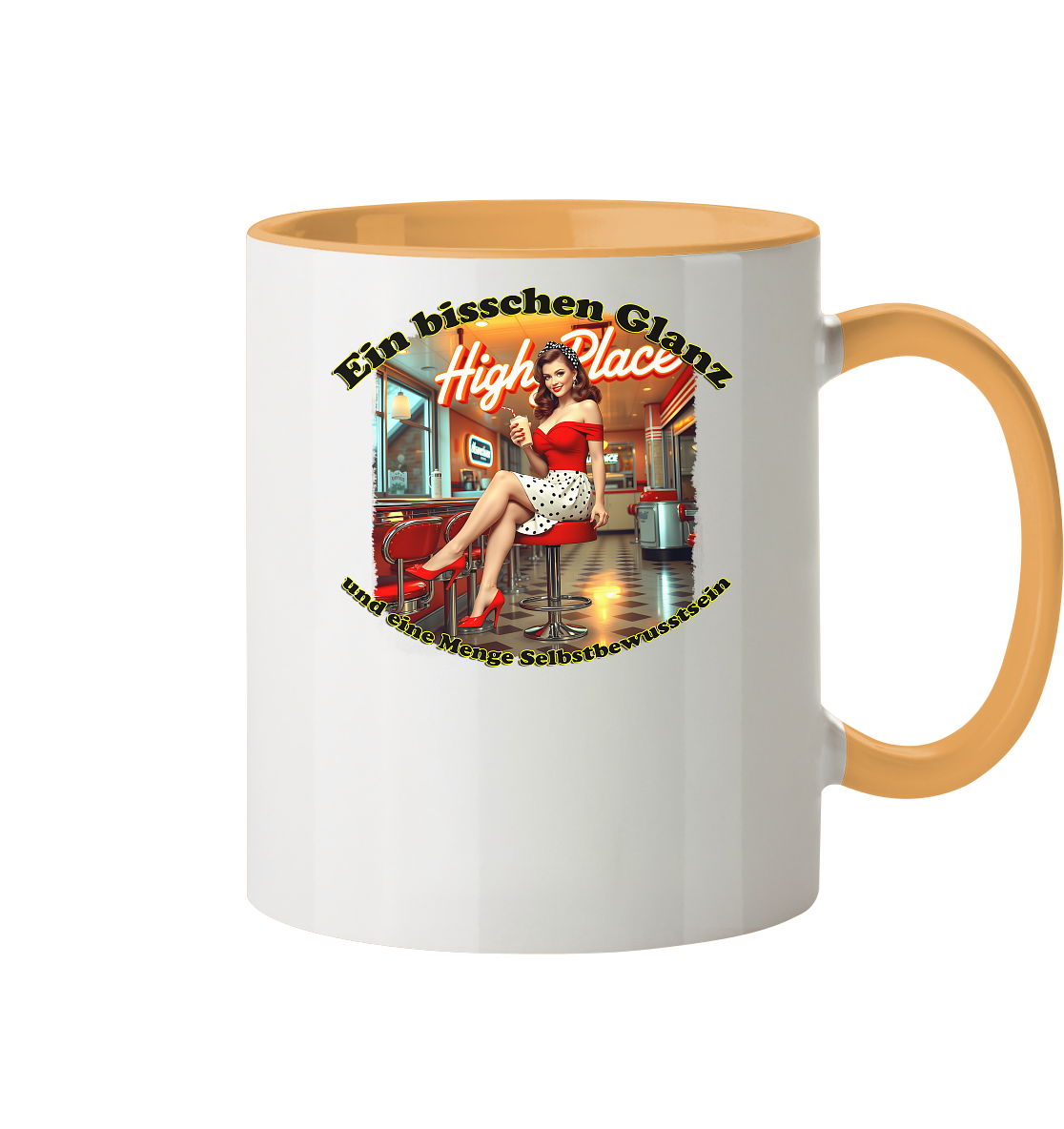 Pinup 5 - Tasse zweifarbig