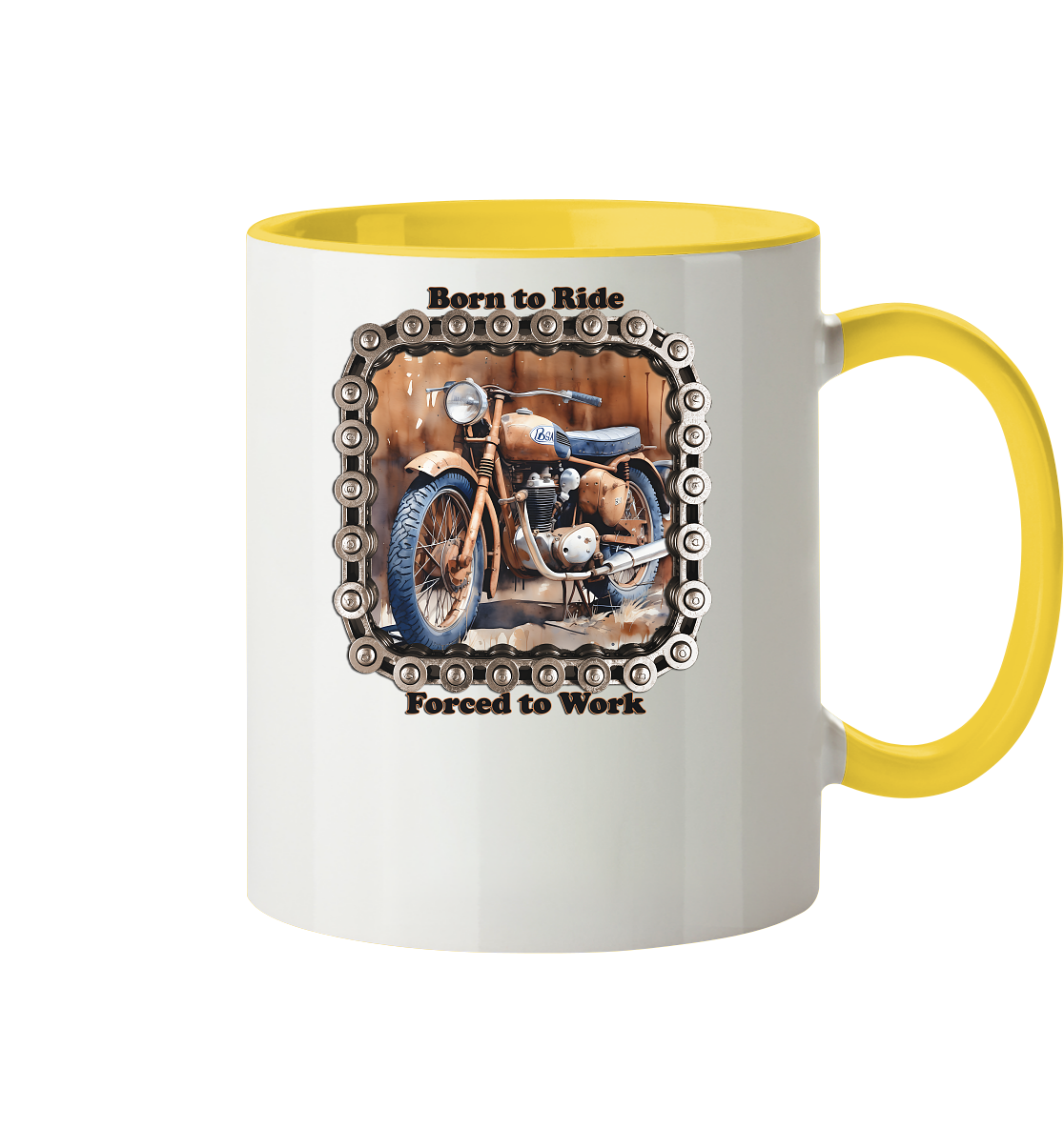 Bike1 - Tasse zweifarbig