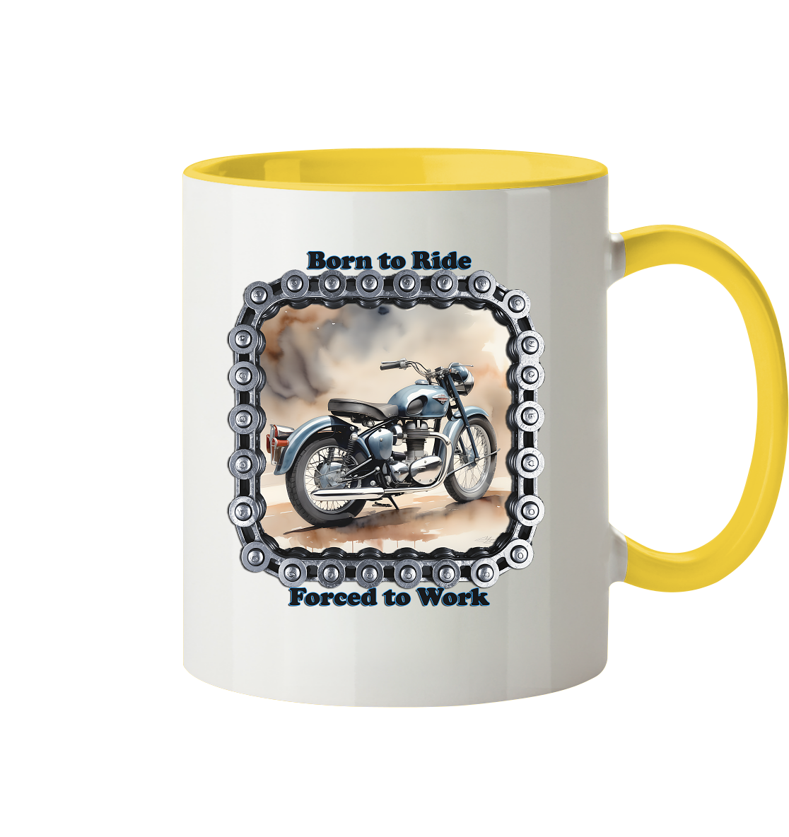 Bike2 - Tasse zweifarbig