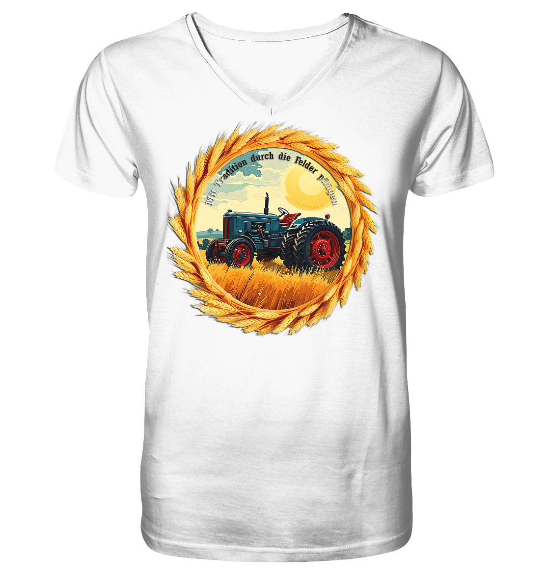 Traktor7 - V-Neck Shirt