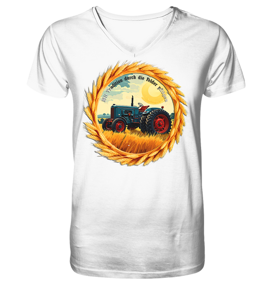 Traktor7 - V-Neck Shirt