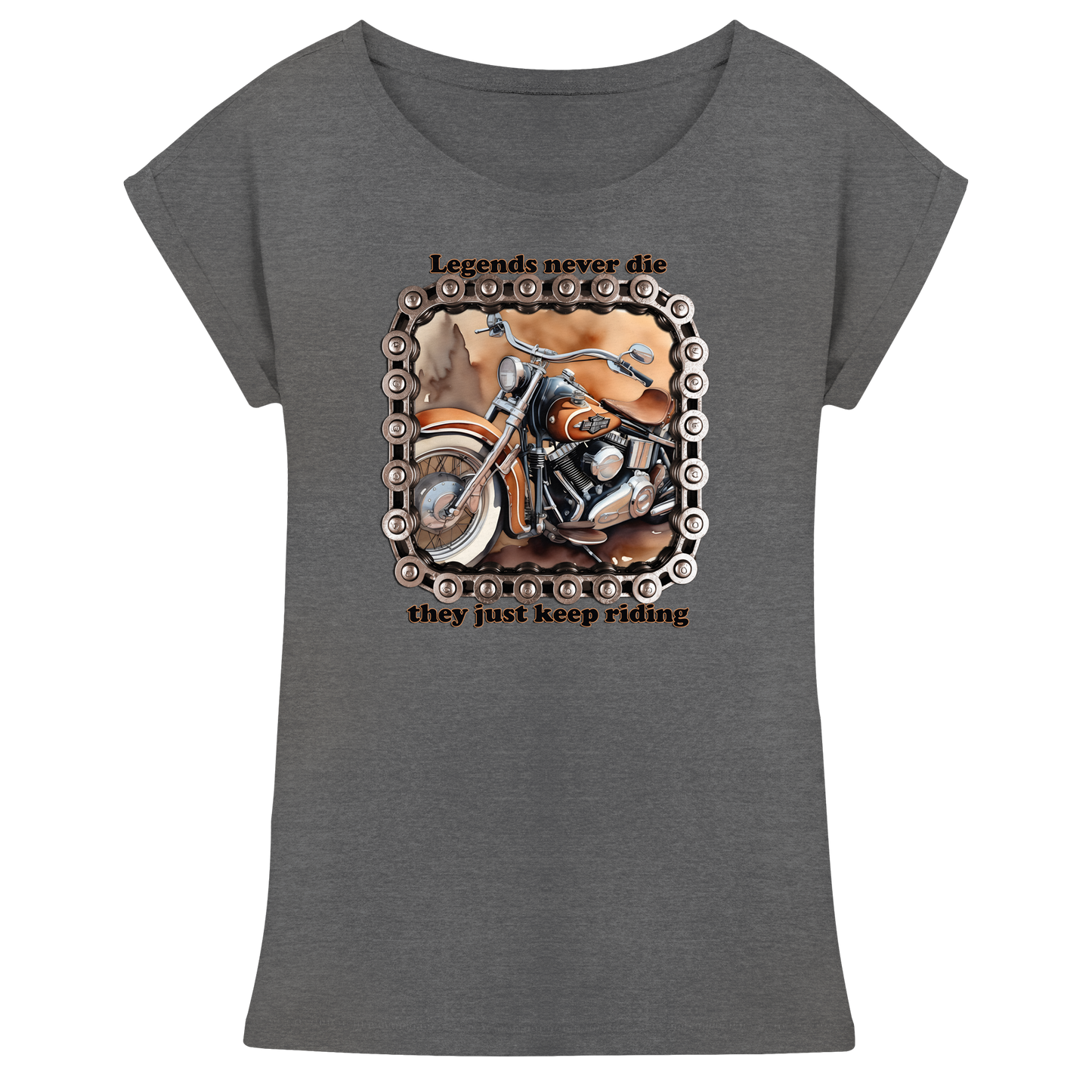 Bike6 - Womens Extended Shoulder T-Shirt