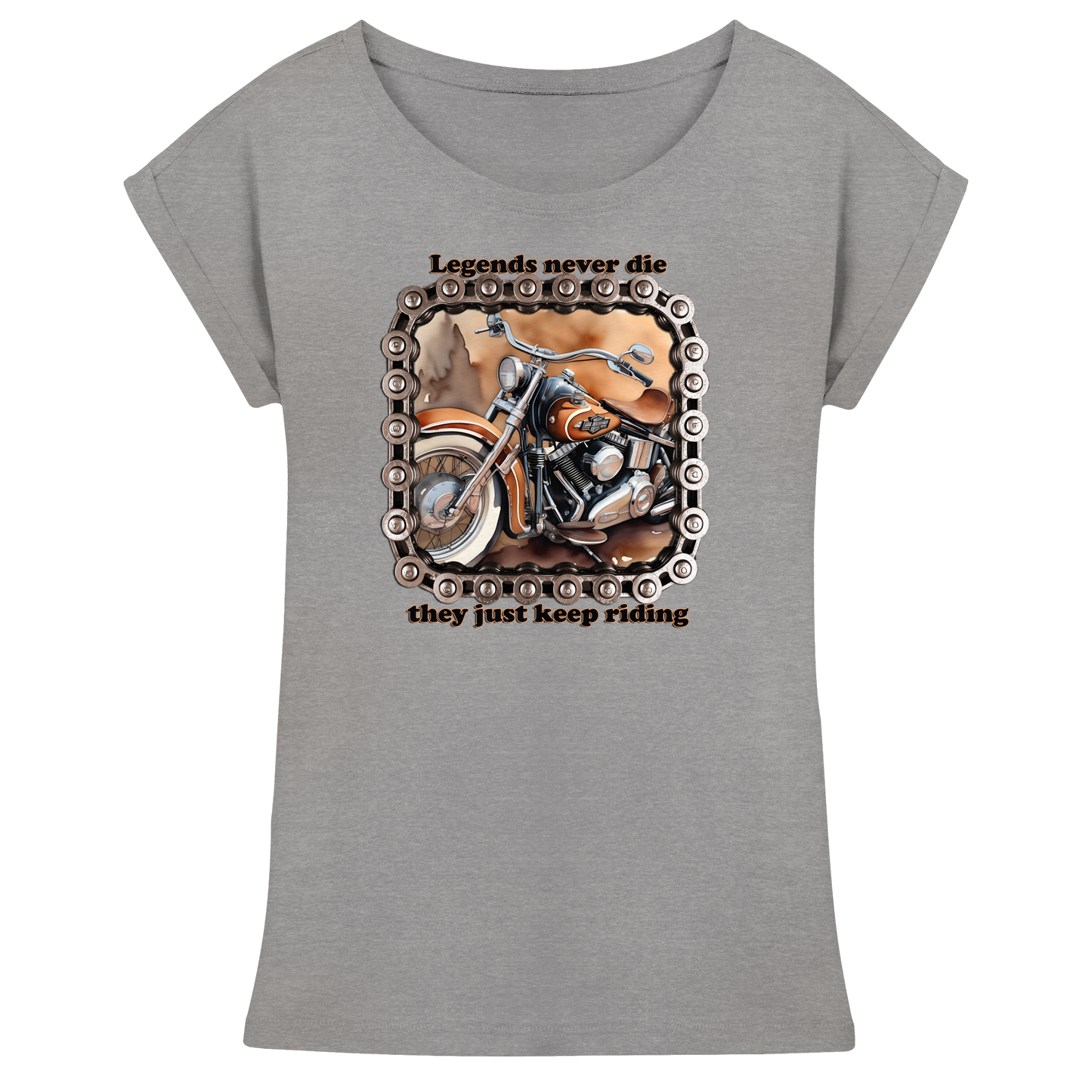 Bike6 - Womens Extended Shoulder T-Shirt