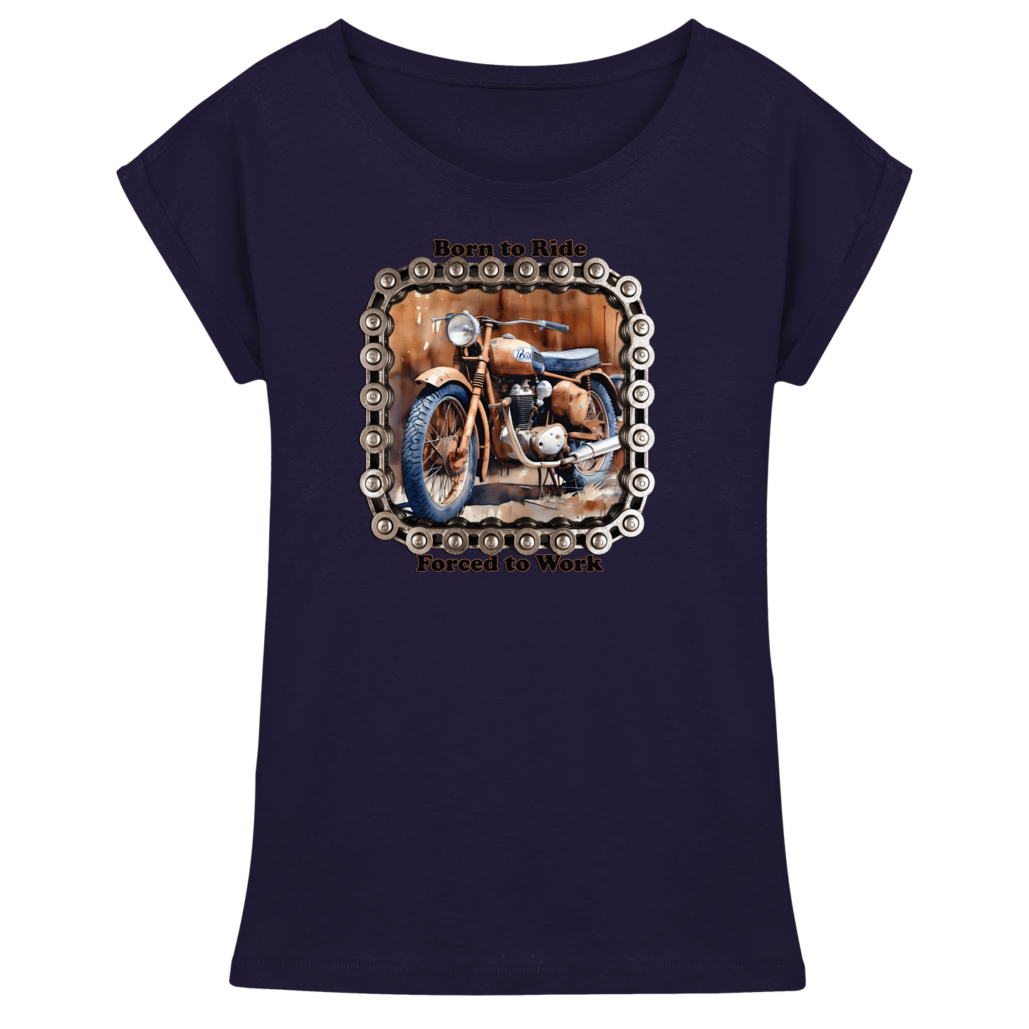 Bike1 - Womens Extended Shoulder T-Shirt