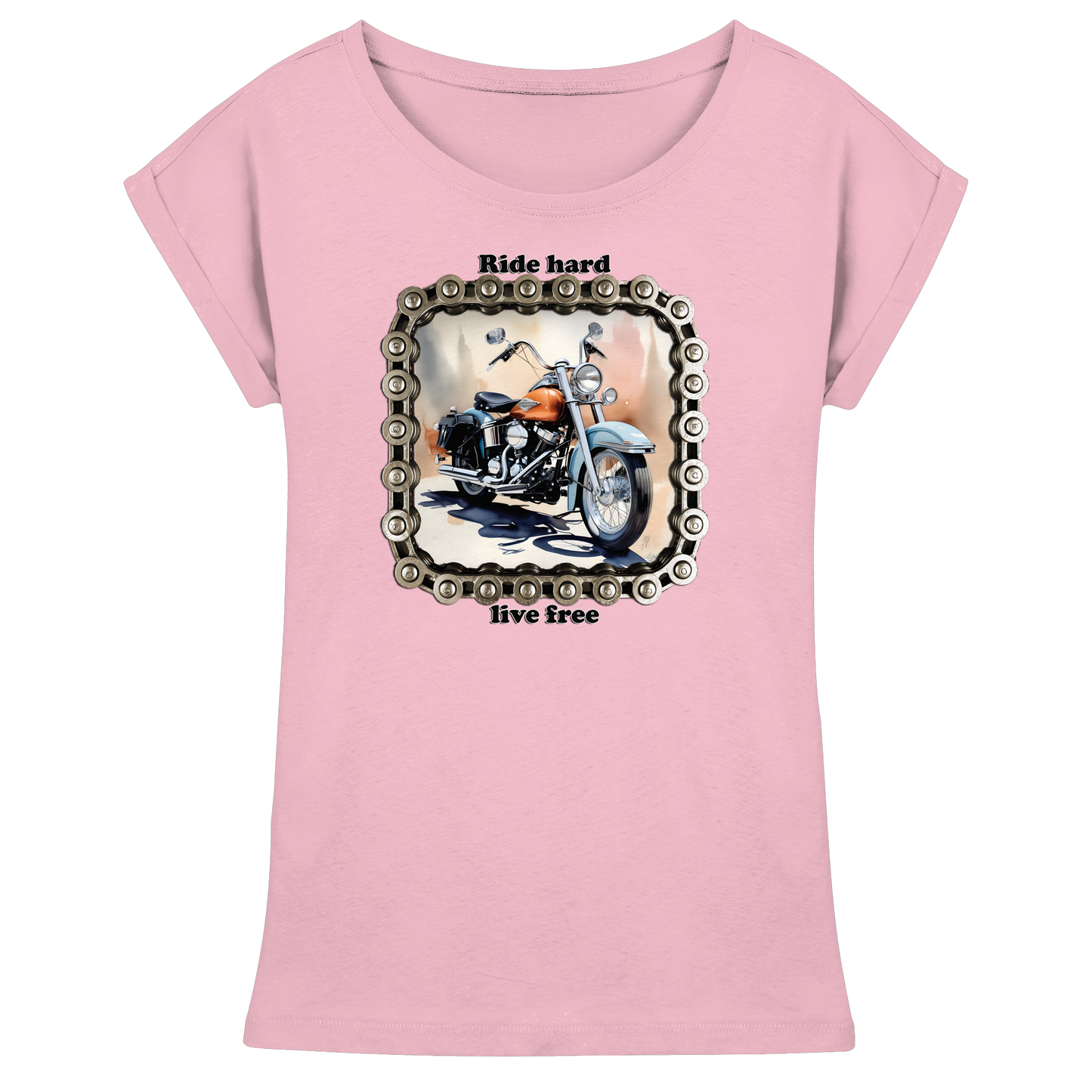 Bike8 - Womens Extended Shoulder T-Shirt