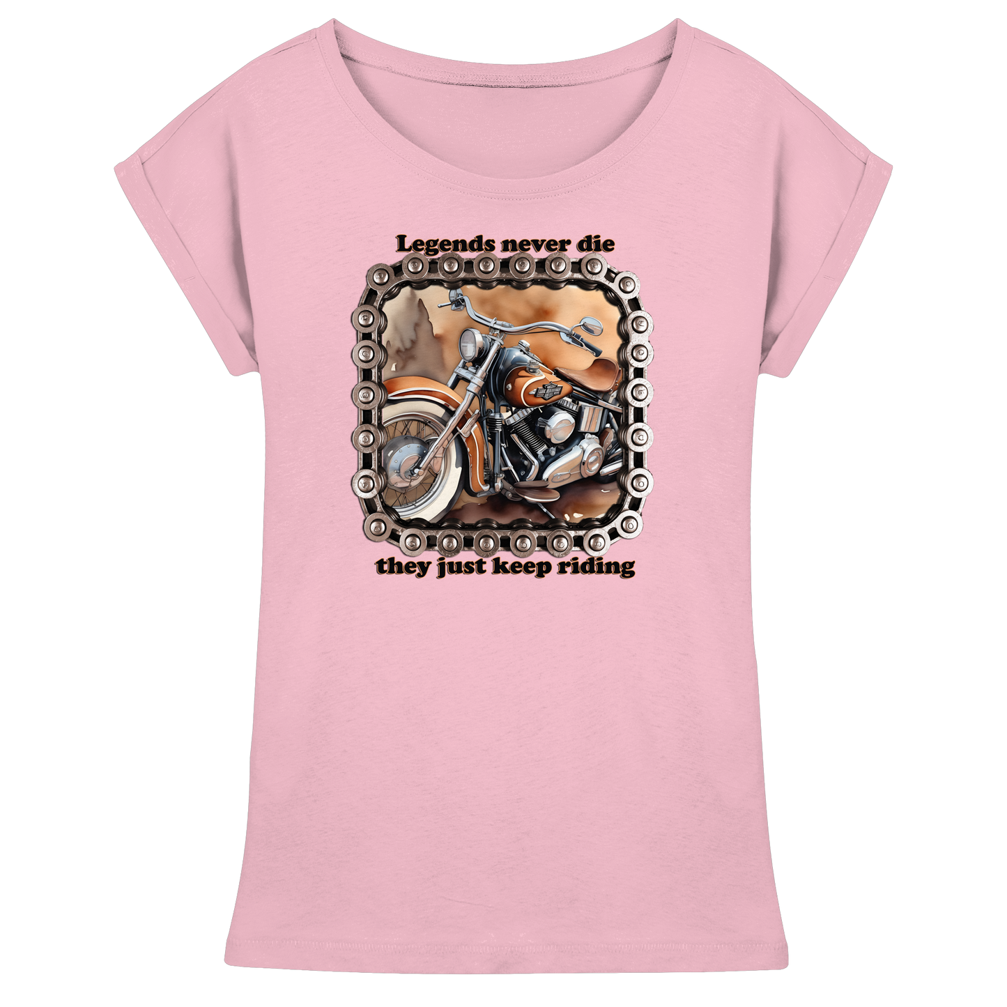 Bike6 - Womens Extended Shoulder T-Shirt