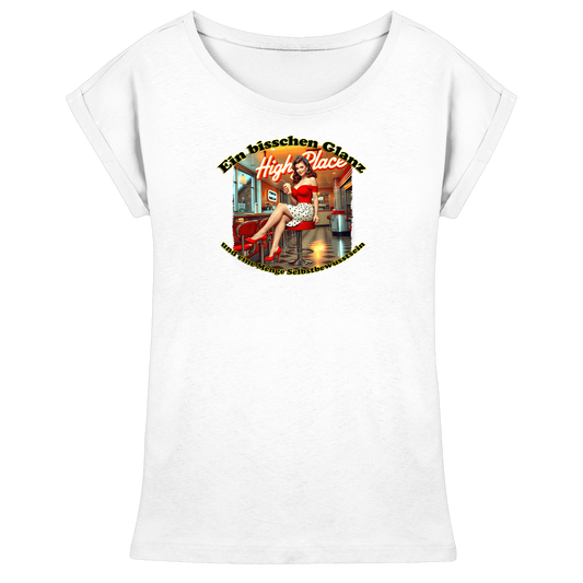 Pinup 5 - Womens Extended Shoulder T-Shirt