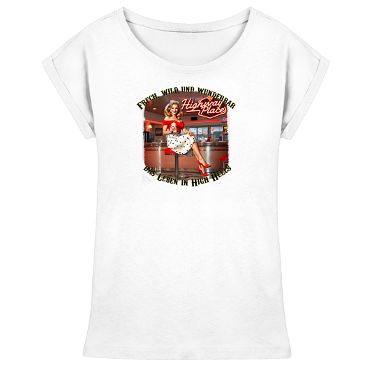 Pinup 2 - Womens Extended Shoulder T-Shirt